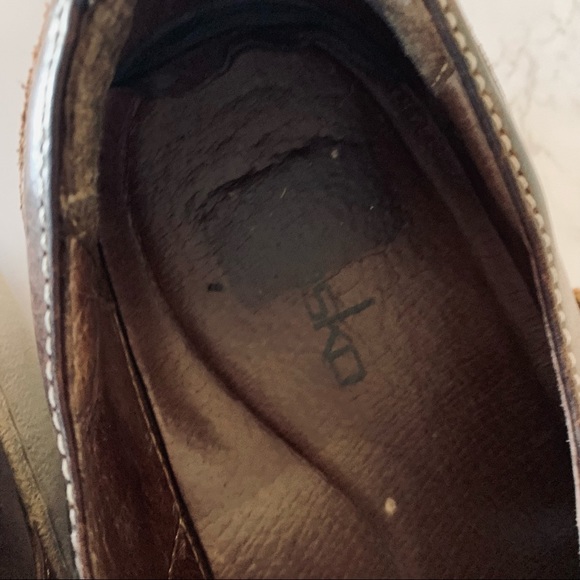 Men’s Dansko Men\'s Vince Flat Dark Brown Leather Size 43 US size 10 main image 5